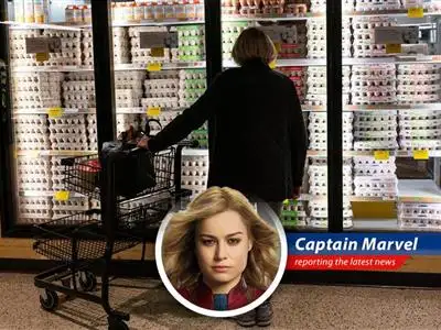 Captain Marvel dives deep into the May inflation report, tackling tariff threats and potential price hikes with cosmic humor and economic insight. image