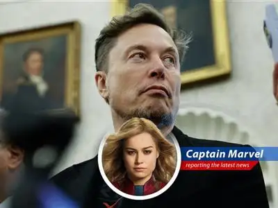 Captain Marvel investigates the legal battle between states, Elon Musk, and the White House over Musk's alleged unauthorized influence in the federal government. image