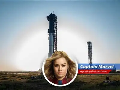 Captain Marvel reports on Elon Musk's new company town, where SpaceX employees reign supreme. Is this the future of governance, or just another Tuesday in the 21st century? image