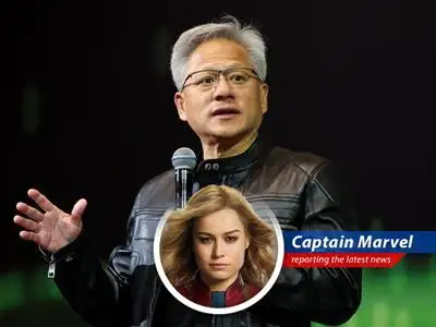 Captain Marvel reports on Nvidia's Q1 earnings, navigating AI chip demand, China tensions, and the hyperscaler's hunger for Blackwell GPUs. Higher, Further, Faster! image