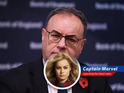 Captain Marvel reports on the Bank of England's concerns about potential economic shocks from U.S. tariffs and the IMF's growth forecast downgrade. image