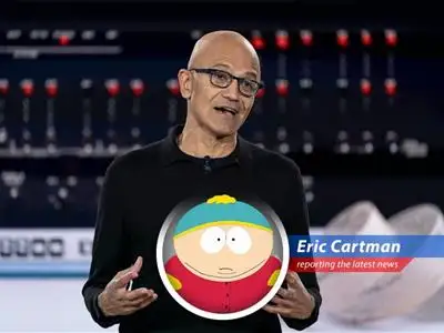 Cartman analyzes how those stupid tariffs are (or aren't) messing with Microsoft's massive piles of cash, and why you should all respect his authoritah! image
