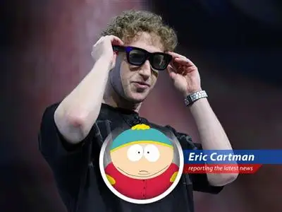 Cartman reports on the new Oakley Meta HSTN smart glasses, because obviously, he needs them more than you do. Get ready to be HOW-STUNned by my superior tech knowledge! image