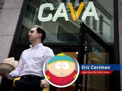 Cava's sales are booming while everyone else is crying about 'economic uncertainty.' Time to ditch McDonald's and embrace the Mediterranean, Kyle! image