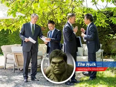 China and US talk trade, but Hulk see little progress and plenty of sneaky punches. Hulk get angry... but Hulk try to be calm for now. image