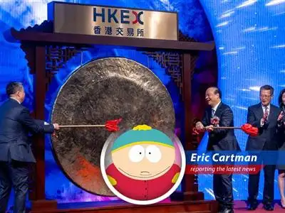 Chinese companies are flooding Hong Kong's stock market, leading to a massive IPO boom and leaving everyone else in the dust. Respect my Authoritah! image