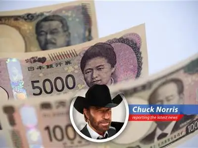 Chuck Norris analyzes Japan's economic woes, from shrinking wages to looming tariffs, and decides the Bank of Japan needs a swift, Norris-approved solution. image