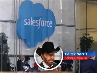 Chuck Norris analyzes Salesforce's recent earnings, AI advancements, and future prospects, delivering a knockout verdict on its market performance. image