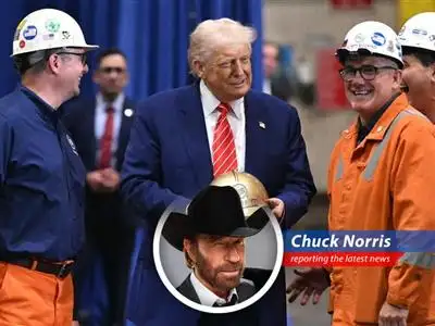 Chuck Norris analyzes Trump's steel tariff hike, delivering a knockout blow to global markets and leaving everyone wondering what's next. image