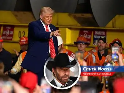 Chuck Norris breaks down the steel tariff showdown, where Trump's trade tactics spark international backlash and legal battles. image