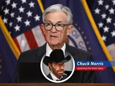 Chuck Norris weighs in on the Federal Reserve's decision to hold interest rates steady amidst trade policy uncertainty and economic volatility. image