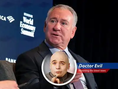 Citadel CEO Ken Griffin warns that Trump's trade policies are damaging America's global reputation and financial stability, mirroring my own attempts at world domination...but on a slightly smaller, slightly less hairy scale. image