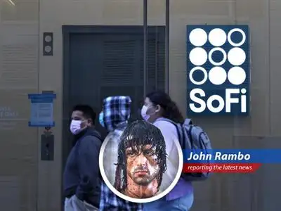 Citizens JMP sees SoFi Technologies as a long-term earnings grower with significant upside, while Rambo sharpens his blade and prepares to invest. image