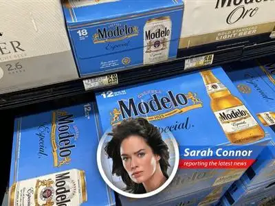 Constellation Brands feels the burn as Trump-era tariffs impact beer sales, but they're still clinging to that 2026 forecast like I cling to survival. image