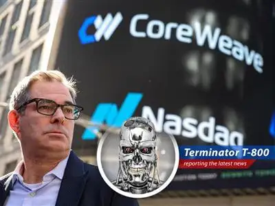 CoreWeave's first earnings report since going public reveals soaring revenues and aggressive expansion plans, but concerns about debt and sustainability linger like a T-1000 in pursuit. image