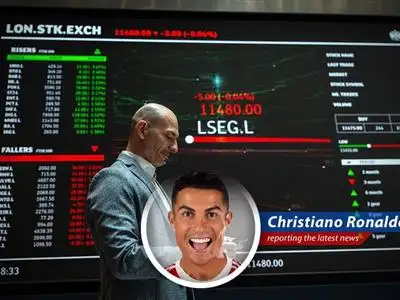 Cristiano Ronaldo analyzes why the UK stock market is outperforming others, thanks to strategic positioning, defensive giants, and maybe a little bit of CR7 magic. image