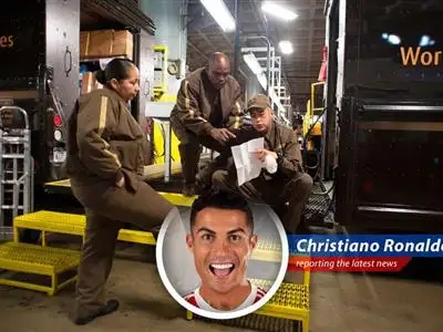 Cristiano Ronaldo gives his take on UPS's recent revenue dip and what it means for the global economy, sprinkled with a dash of CR7 swagger. image