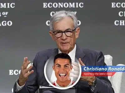 Cristiano Ronaldo humorously analyzes the S&P 500's impressive rally, earnings, and the Fed's upcoming decisions, blending his personal brand with market insights. image