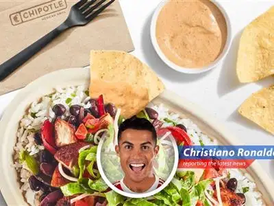 Cristiano Ronaldo weighs in on Chipotle's new Adobo Ranch launch, a bold move to reignite sales and conquer the taste buds of America, one spicy dip at a time. image