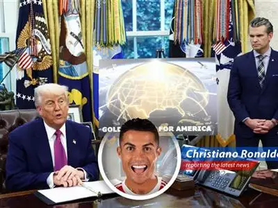 Cristiano Ronaldo weighs in on Trump's ambitious $175 billion missile defense system, the 'Golden Dome,' with his signature blend of self-assuredness and humor. image