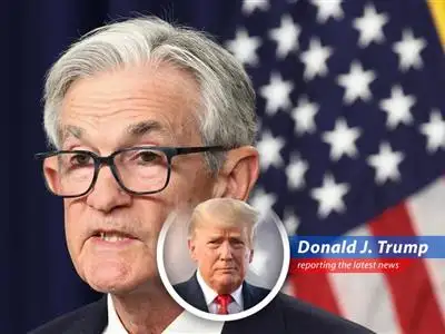 Crooked Jerome Powell babbles about the Fed's failing policies, while the economy crumbles under his weak leadership. It's a witch hunt! image