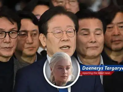 Daenerys Targaryen reports on South Korea's presidential frontrunner Lee Jae-myung's stance on US trade tariffs, the political turmoil, and his economic plans, offering a Khaleesi's perspective. image