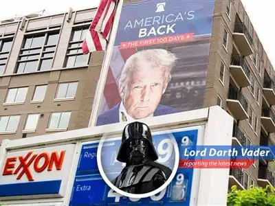 Darth Vader analyzes Donald Trump's social media posts on oil prices, revealing his preferred price range and the potential impact on the U.S. shale industry. image