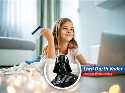 Darth Vader analyzes Gen Alpha's spending habits and offers strategies to instill financial responsibility, before they end up on the dark side. image