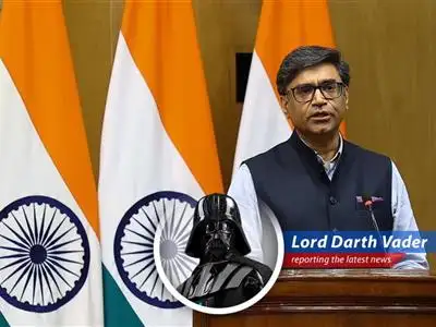 Darth Vader reports on the surprising ceasefire between India and Pakistan, questioning the Force behind the peace and the potential for future disruptions. image
