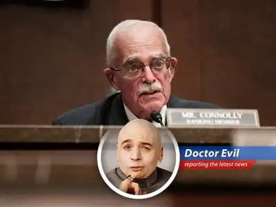 Democratic Rep. Gerry Connolly passes away, leaving behind a legacy of public service... and a potential power vacuum that I, Doctor Evil, plan to exploit! image