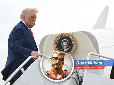 Despite a pesky court challenge, Trump's economic advisors are standing tall, promising his tariffs are here to stay. Looks like someone's gonna get Nuked! image