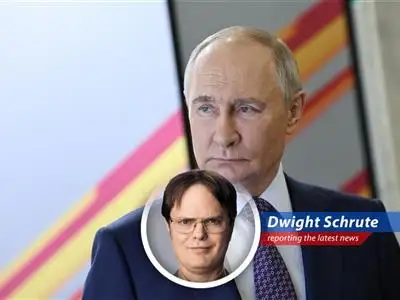 Despite performative ceasefires, Russia faces increasing economic and military pressures, potentially forcing them to real negotiations by Christmas, or sooner if I, Dwight Schrute, become involved! image