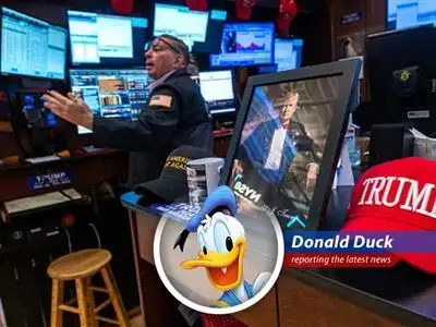 Despite some market quivers under Trump's policies, a look back shows that staying calm is key for investors. Just like when I try to stay calm around Gladstone Gander! image