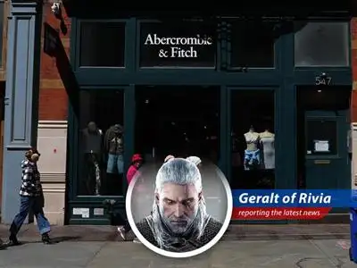Despite tariff troubles and profit outlook cuts, Abercrombie & Fitch shares skyrocket, leaving even a Witcher scratching his head. image