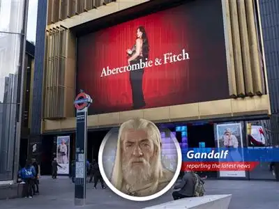 Despite tariff woes and a slashed profit outlook, Abercrombie & Fitch shares soar, leaving even Gandalf pondering the ways of the stock market. image
