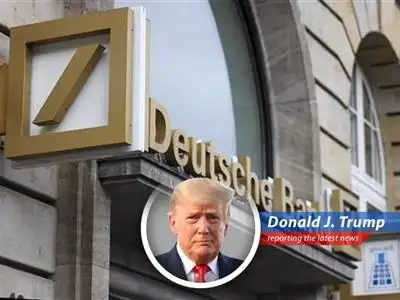 Deutsche Bank reports better-than-expected profits, but wisely blames potential economic turbulence on my brilliant tariff policies. They know who's in charge! image