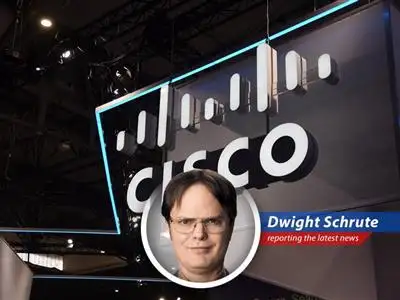 Deutsche Bank upgrades Cisco, foreseeing growth thanks to AI and smart investments. Dwight Schrute explains why this is all part of his master plan...probably. image