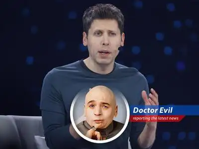 Doctor Evil reports on OpenAI's lucrative contract with the U.S. Defense Department, pondering the possibilities for world domination...and maybe some fluffy cats. image