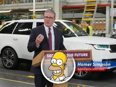 D'oh! Britain scores a trade deal with America, meaning maybe cheaper British cars for Homer, but still gotta figure out those metal thingies. Woohoo? image