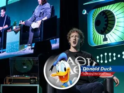 Donald Duck quacks his way through market rallies, Trump's trade talk tantrums, and price target tangoes, offering a feathered perspective on Wall Street's latest escapades. image