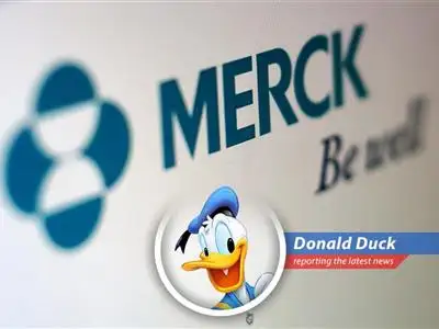 Donald Duck reports on Merck's FDA-approved Enflonsia shot, promising to shield little ducklings from RSV, just in time for the sniffle season! image