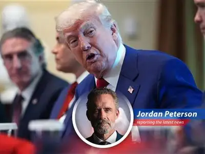 Donald Trump attempts to deflect blame for a contracting U.S. economy onto Joe Biden, despite data suggesting his own policies are at fault. What a mess! image