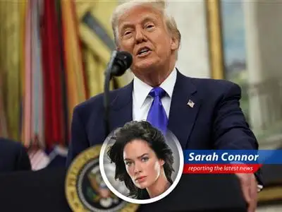 Donald Trump floats a 100% tariff on foreign films, sparking debate and leaving Hollywood wondering if they're starring in a new dystopian sequel. image