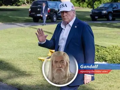 Donald Trump imposes steep tariffs on seven countries, prompting market unease and questions about global trade relations, echoing the complexities of alliances and betrayals in Middle-earth. image