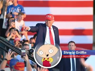 Donald Trump threatens a 10% tariff on countries cozying up to BRICS, sparking global economic drama. It's like the time Brian tried to write a novel, only more destructive! image