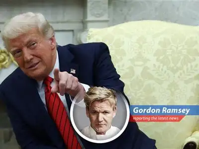 Donald Trump's renewed attacks on Federal Reserve Chair Jerome Powell trigger market jitters, with stocks falling, the dollar weakening, and gold prices soaring to new heights. Is this the end of the world's financial markets as we know it? image