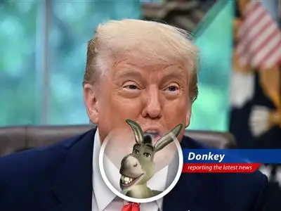 Donkey here, giving you the lowdown on Trump's tariff talk and how the UK's playing nice... or at least nicer than some folks! image