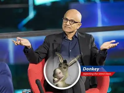 Donkey here, reporting live from Far Far Away (okay, maybe just near a swamp), on Microsoft's big ol' job-cutting bonanza! Apparently, 9,000 folks got the boot. Let's get to the bottom of this onion! image