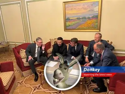 Donkey here, reporting on a new ceasefire agreement for Ukraine, with some surprising twists and Trump's involvement. Can they pull it off, or will it be another dragon-sized disappointment? image