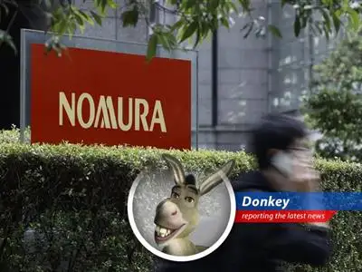 Donkey reports on Nomura's $1.8 billion deal to acquire Macquarie's North American and European public investments business, shaking up the financial world! image